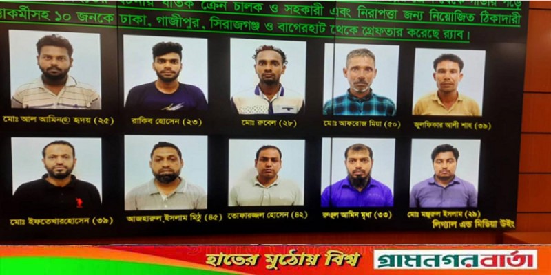 প্রাইভেটকারে গার্ডার: ক্রেনচালকসহ ১০ আসামি রিমান্ডে প্রাইভেটকারে গার্ডার: ক্রেনচালকসহ ১০ আসামি রিমান্ডে