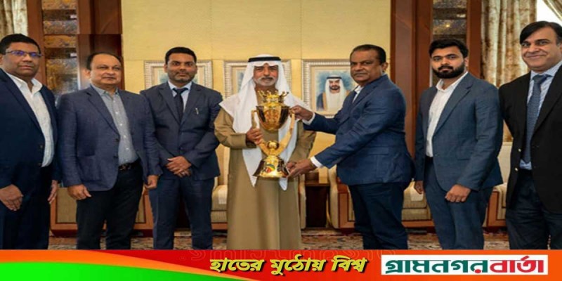 এশিয়া কাপের ট্রফি উন্মোচন এশিয়া কাপের ট্রফি উন্মোচন
