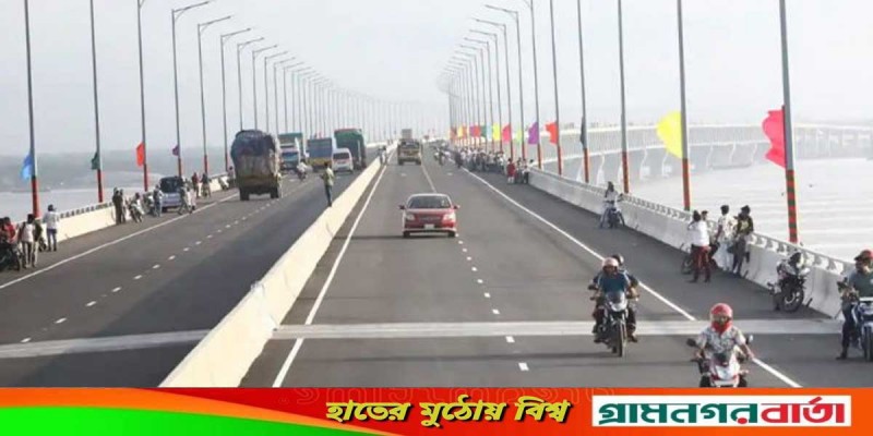 পদ্মা সেতুতে ৫৭ দিনে টোল আদায় ১৩৩ কোটি টাকা পদ্মা সেতুতে ৫৭ দিনে টোল আদায় ১৩৩ কোটি টাকা