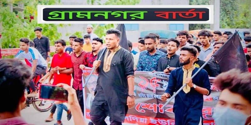হলদিয়া ইউনিয়ন ছাত্রলীগের শোক র্যালি হলদিয়া ইউনিয়ন ছাত্রলীগের শোক র্যালি