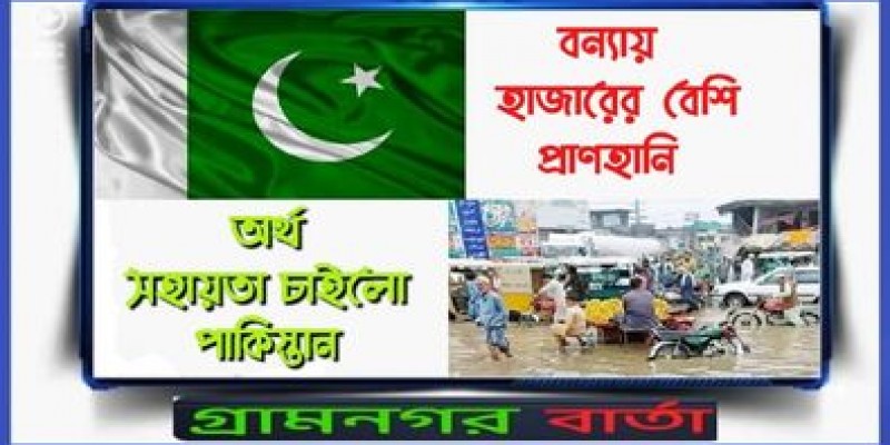 বন্যায় হাজারের বেশি প্রাণহানি, অর্থ সহায়তা চাইলো পাকিস্তান বন্যায় হাজারের বেশি প্রাণহানি, অর্থ সহায়তা চাইলো পাকিস্তান