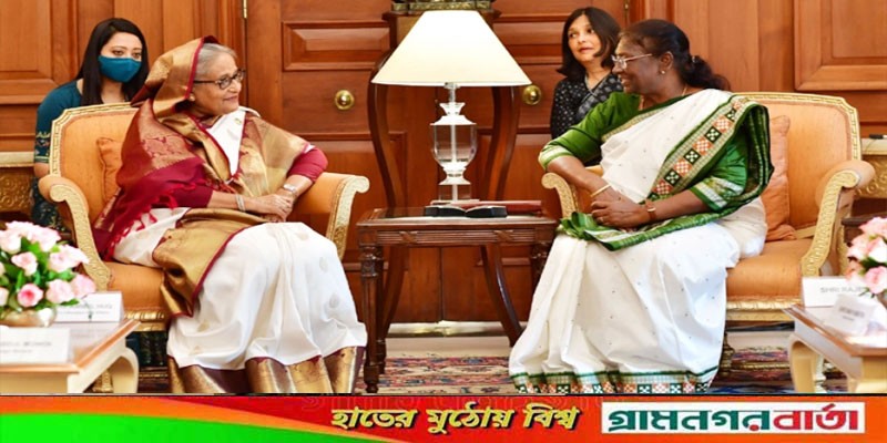 ভারতের রাষ্ট্রপতির সঙ্গে প্রধানমন্ত্রী শেখ হাসিনার সাক্ষাৎ ভারতের রাষ্ট্রপতির সঙ্গে প্রধানমন্ত্রী শেখ হাসিনার সাক্ষাৎ