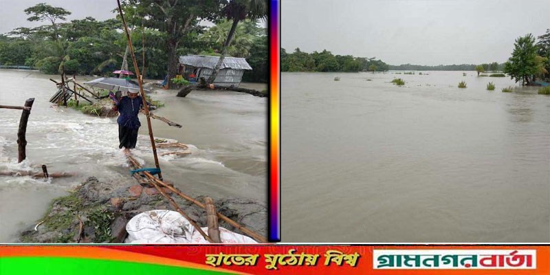 জোয়ার ও বৃষ্টির পানিতে বাগেরহাটে ৮ হাজার মৎস্য ঘের ক্ষতিগ্রস্থ জোয়ার ও বৃষ্টির পানিতে বাগেরহাটে ৮ হাজার মৎস্য ঘের ক্ষতিগ্রস্থ