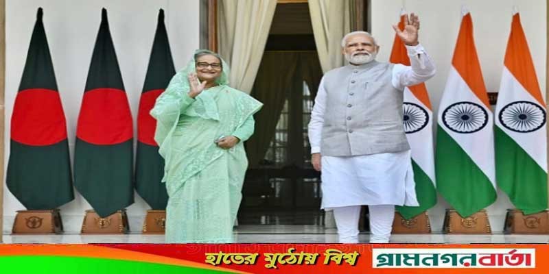 'শেখ হাসিনার ভারত সফর ঢাকা-দিল্লী সম্পর্ক গভীর হওয়ার ইঙ্গিত' 'শেখ হাসিনার ভারত সফর ঢাকা-দিল্লী সম্পর্ক গভীর হওয়ার ইঙ্গিত'