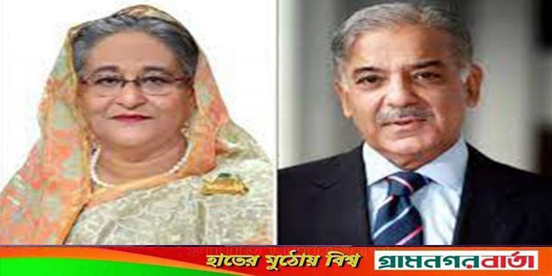 শেখ হাসিনাকে পাকিস্তান সফরের আমন্ত্রণ জানালেন শাহবাজ শরীফ