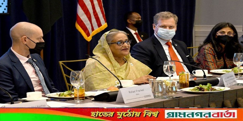 বাংলাদেশে বিপুল মার্কিন বিনিয়োগ চাইলেন শেখ হাসিনা বাংলাদেশে বিপুল মার্কিন বিনিয়োগ চাইলেন শেখ হাসিনা