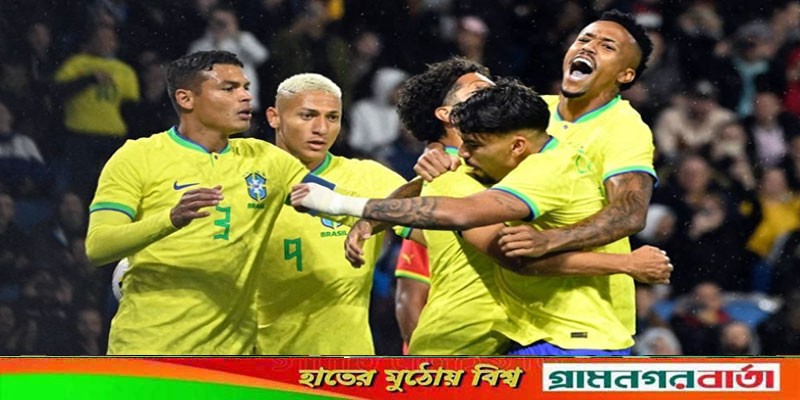 ঘানাকে হারাল ব্রাজিল ঘানাকে হারাল ব্রাজিল