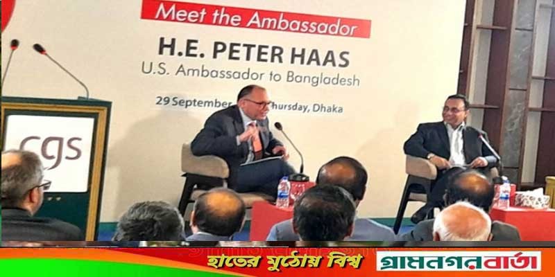 র্যাবের নিষেধাজ্ঞা নিয়ে মার্কিন নীতির পরিবর্তন হয়নি: পিটার হাস র্যাবের নিষেধাজ্ঞা নিয়ে মার্কিন নীতির পরিবর্তন হয়নি: পিটার হাস