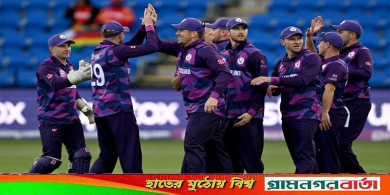 বিশ্বকাপে ওয়েস্ট ইন্ডিজকে বড় ব্যবধানে হারাল স্কটল্যান্ড বিশ্বকাপে ওয়েস্ট ইন্ডিজকে বড় ব্যবধানে হারাল স্কটল্যান্ড