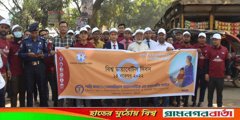 সিরাজদিখানে বিশ্ব ডায়াবেটিস দিবস পালিত সিরাজদিখানে বিশ্ব ডায়াবেটিস দিবস পালিত
