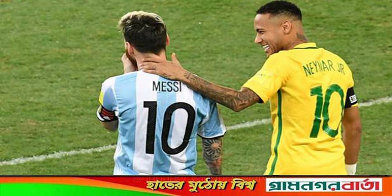 মেসিকে বলে দিয়েছি, তোমাদের হারিয়েই বিশ্বকাপ জিতব: নেইমার মেসিকে বলে দিয়েছি, তোমাদের হারিয়েই বিশ্বকাপ জিতব: নেইমার