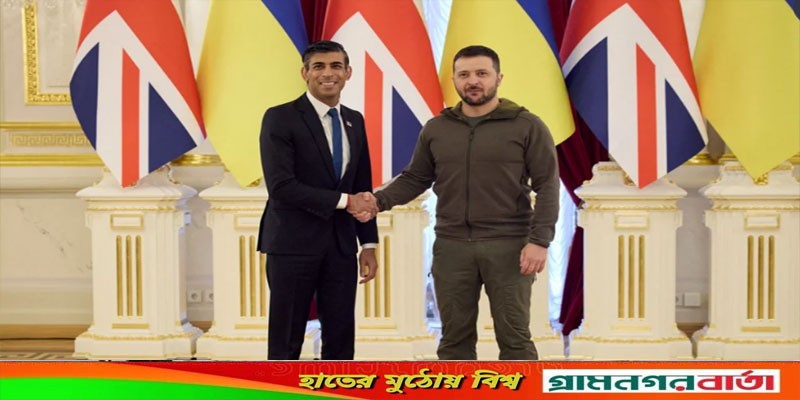 জেলেনস্কির সঙ্গে ঋষি সুনাকের সাক্ষাৎ, সহায়তার প্রতিশ্রুতি জেলেনস্কির সঙ্গে ঋষি সুনাকের সাক্ষাৎ, সহায়তার প্রতিশ্রুতি