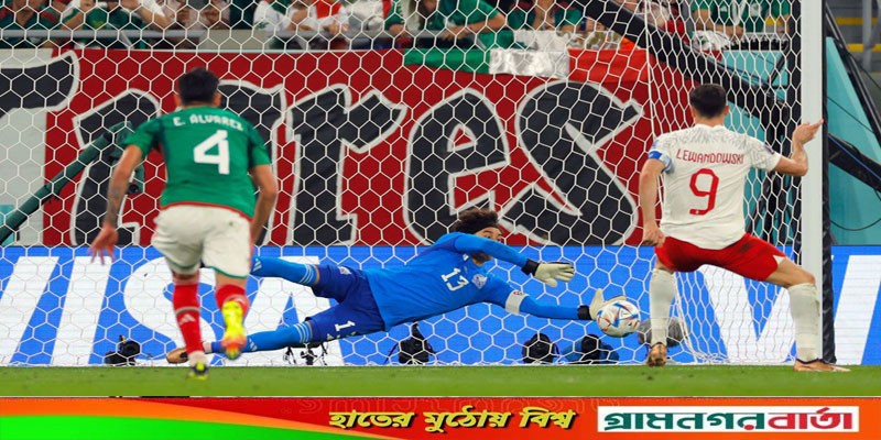 মেক্সিকোর সাথে ড্র করলো পোল্যান্ড মেক্সিকোর সাথে ড্র করলো পোল্যান্ড