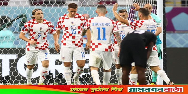 কানাডাকে বিদায় করে টিকে রইল ক্রোয়েশিয়া কানাডাকে বিদায় করে টিকে রইল ক্রোয়েশিয়া
