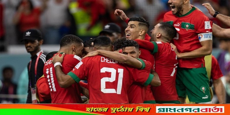 পর্তুগালকে বিদায় করে ইতিহাস গড়ে সেমিফাইনালে মরক্কো পর্তুগালকে বিদায় করে ইতিহাস গড়ে সেমিফাইনালে মরক্কো