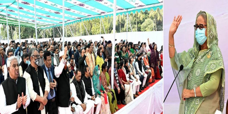 বঙ্গবন্ধুর খুনিরা বাংলাদেশকে ব্যর্থ রাষ্ট্রে পরিণত করতে সর্বদা তৎপর: প্রধানমন্ত্রী বঙ্গবন্ধুর খুনিরা বাংলাদেশকে ব্যর্থ রাষ্ট্রে পরিণত করতে সর্বদা তৎপর: প্রধানমন্ত্রী