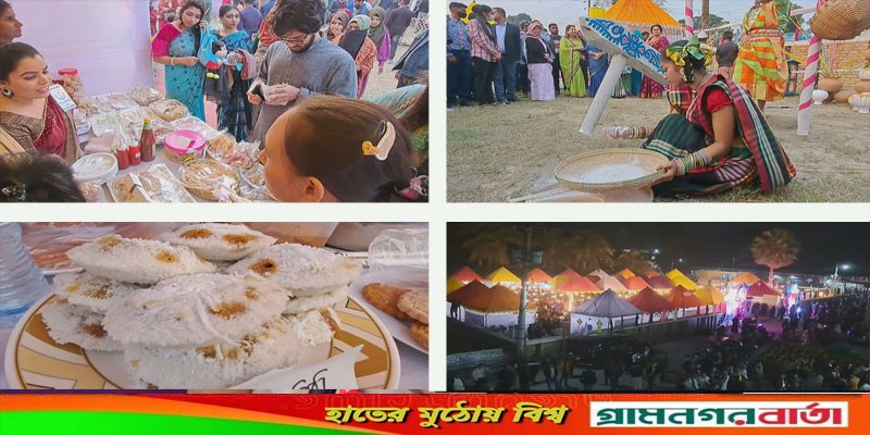 শিবচরের পিঠা উৎসবে বাহারি পিঠার পসরা, দর্শনার্থীদের ঢল শিবচরের পিঠা উৎসবে বাহারি পিঠার পসরা, দর্শনার্থীদের ঢল