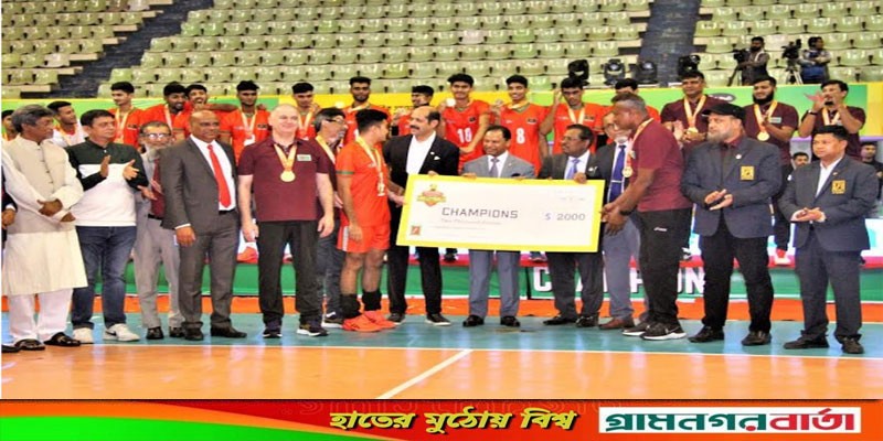 বঙ্গবন্ধু ভলিবল: অপরাজিত চ্যাম্পিয়ন বাংলাদেশ বঙ্গবন্ধু ভলিবল: অপরাজিত চ্যাম্পিয়ন বাংলাদেশ
