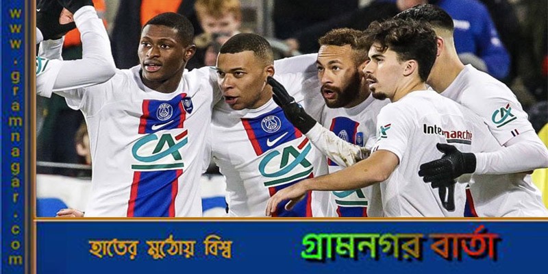 ফরাসি লিগে পেইস দে কাসেলকে ৭ গোলের মালা পরিয়েছে পিএসজি ফরাসি লিগে পেইস দে কাসেলকে ৭ গোলের মালা পরিয়েছে পিএসজি