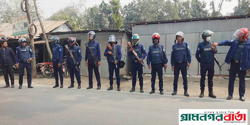সর্তক পাহারায় পুলিশ কাউনিয়ায় আওয়ামী লীগ ও বিএনপির কর্মসূচী সর্তক পাহারায় পুলিশ কাউনিয়ায় আওয়ামী লীগ ও বিএনপির কর্মসূচী