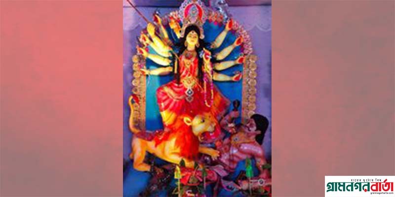 শুরু হলো লৌহজংয়ে বাসন্তী পূজা শুরু হলো লৌহজংয়ে বাসন্তী পূজা