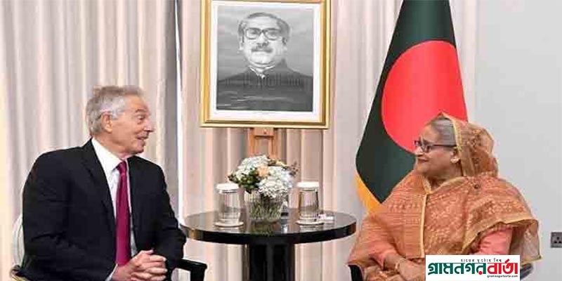 শেখ হাসিনার সঙ্গে ব্লেয়ারের সাক্ষাত: বাংলাদেশের অর্থনৈতিক অগ্রগতির প্রশংসা শেখ হাসিনার সঙ্গে ব্লেয়ারের সাক্ষাত: বাংলাদেশের অর্থনৈতিক অগ্রগতির প্রশংসা