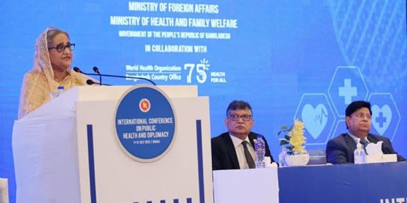 জনস্বাস্থ্য সম্পর্কিত লক্ষ্য অর্জনে বৈশ্বিক অংশীদারিত্ব প্রতিষ্ঠার আহ্বান প্রধানমন্ত্রীর জনস্বাস্থ্য সম্পর্কিত লক্ষ্য অর্জনে বৈশ্বিক অংশীদারিত্ব প্রতিষ্ঠার আহ্বান প্রধানমন্ত্রীর