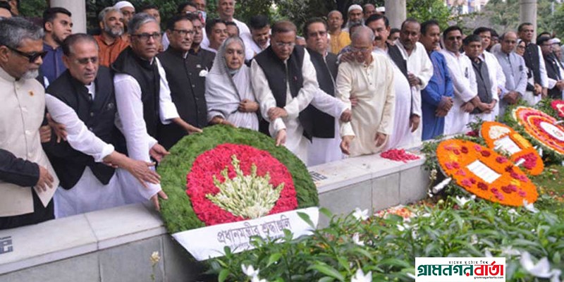 শেখ কামালের সমাধিতে আওয়ামী লীগ নেতাদের শ্রদ্ধা শেখ কামালের সমাধিতে আওয়ামী লীগ নেতাদের শ্রদ্ধা