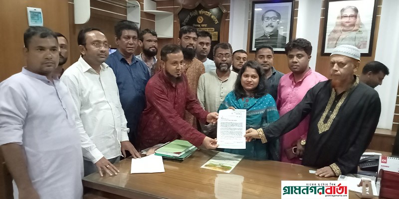 বগুড়ার শিবগঞ্জে যুবলীগের স্মারকলিপি প্রদান বগুড়ার শিবগঞ্জে যুবলীগের স্মারকলিপি প্রদান