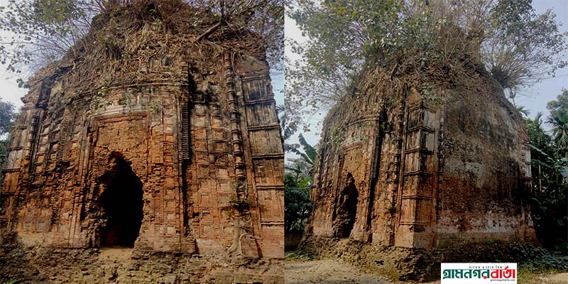 রংপুরে আটশত বছরের প্রাচীন নান্দনিক শিব মন্দিরটি ধ্বংসের পথে রংপুরে আটশত বছরের প্রাচীন নান্দনিক শিব মন্দিরটি ধ্বংসের পথে