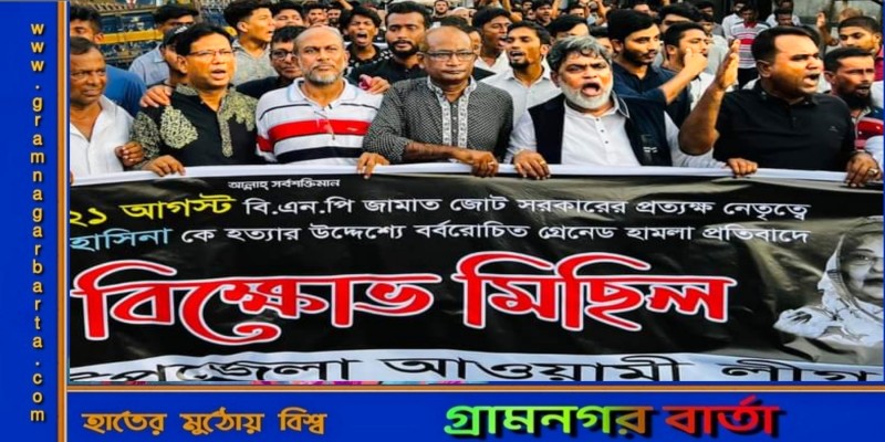 লৌহজংয়ে ২১ আগস্টের হত্যাকাণ্ডের প্রতিবাদে বিক্ষোভ লৌহজংয়ে ২১ আগস্টের হত্যাকাণ্ডের প্রতিবাদে বিক্ষোভ