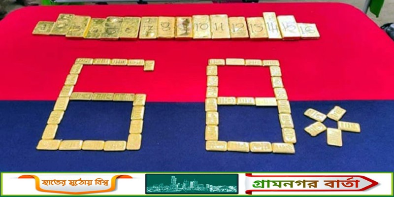 বাংলাদেশ-ভারত সীমান্তের কাছে ২৩ কেজি স্বর্ণ জব্দ বাংলাদেশ-ভারত সীমান্তের কাছে ২৩ কেজি স্বর্ণ জব্দ