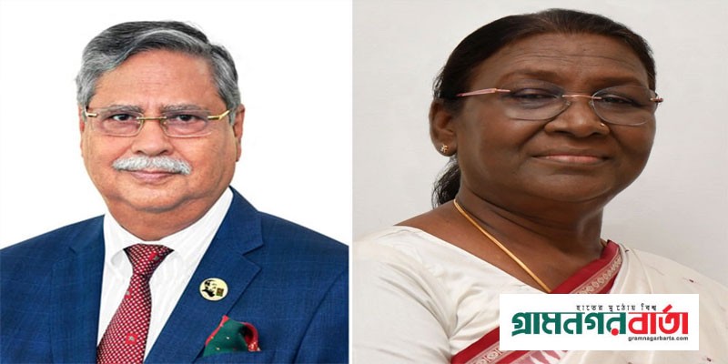 রাষ্ট্রপতি সাহাবুদ্দিনকে শুভেচ্ছা জানালেন দ্রৌপদী মুর্মু রাষ্ট্রপতি সাহাবুদ্দিনকে শুভেচ্ছা জানালেন দ্রৌপদী মুর্মু