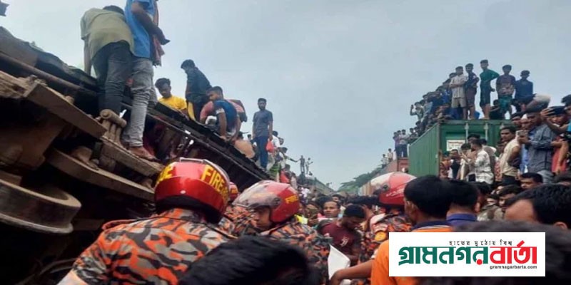 ভৈরবে দুই ট্রেনের মুখোমুখি সংঘর্ষে ২০ জনের মৃত্যু ভৈরবে দুই ট্রেনের মুখোমুখি সংঘর্ষে ২০ জনের মৃত্যু