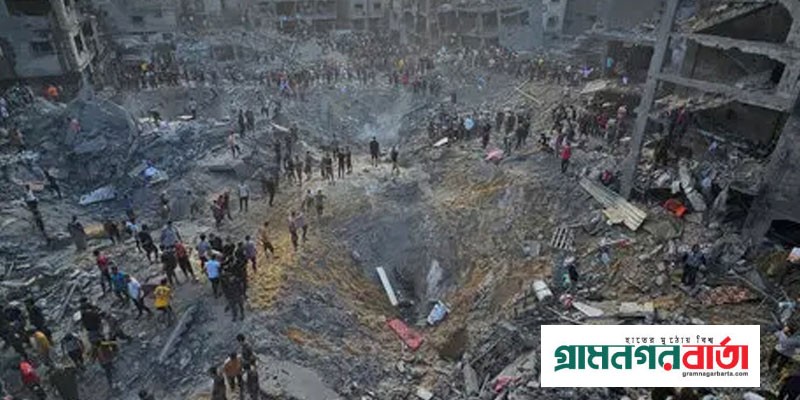 গাজায় শরণার্থী শিবিরে ইসরায়েলি বাহিনীর বোমা হামলা, হতাহত হাজার ছাড়ালো গাজায় শরণার্থী শিবিরে ইসরায়েলি বাহিনীর বোমা হামলা, হতাহত হাজার ছাড়ালো