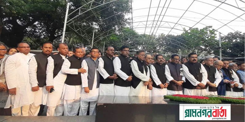 জেলহত্যা দিবসে বঙ্গবন্ধুর প্রতিকৃতিতে আওয়ামী লীগের শ্রদ্ধা জেলহত্যা দিবসে বঙ্গবন্ধুর প্রতিকৃতিতে আওয়ামী লীগের শ্রদ্ধা