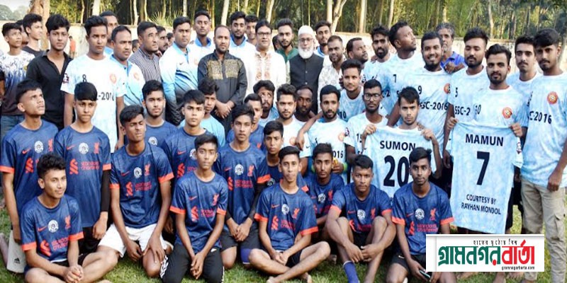 গাবতলীর রামেশ্বরপুরে ফুটবল খেলার উদ্বোধন গাবতলীর রামেশ্বরপুরে ফুটবল খেলার উদ্বোধন