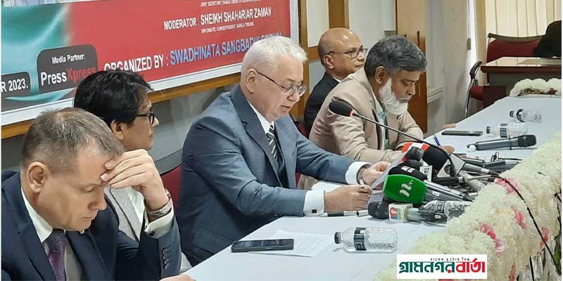 জাতিসংঘ ছাড়া অন্য কোনো দেশের নিষেধাজ্ঞা আমলে নেওয়ার কিছু নেই- রাশিয়ার রাষ্ট্রদূত জাতিসংঘ ছাড়া অন্য কোনো দেশের নিষেধাজ্ঞা আমলে নেওয়ার কিছু নেই- রাশিয়ার রাষ্ট্রদূত