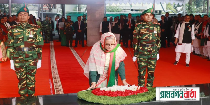 বঙ্গবন্ধুর প্রতিকৃতিতে প্রধানমন্ত্রীর শ্রদ্ধা বঙ্গবন্ধুর প্রতিকৃতিতে প্রধানমন্ত্রীর শ্রদ্ধা