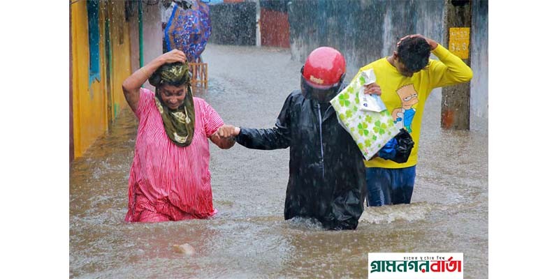 ভারতের তামিলনাড়ুতে ভারী বর্ষণে প্রবল বন্যা, সরকারি ছুটি ঘোষণা ভারতের তামিলনাড়ুতে ভারী বর্ষণে প্রবল বন্যা, সরকারি ছুটি ঘোষণা
