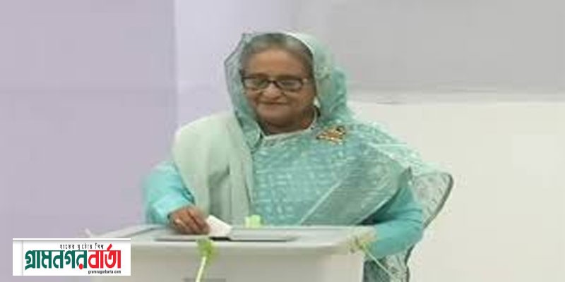 ঢাকা সিটি কলেজ কেন্দ্রে ভোট দিলেন শেখ হাসিনা ঢাকা সিটি কলেজ কেন্দ্রে ভোট দিলেন শেখ হাসিনা