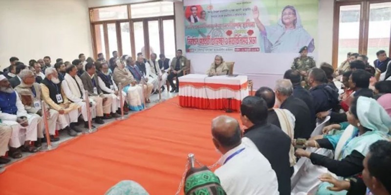 নারী হয়ে পাঁচবার প্রধানমন্ত্রী, অনেক দেশ মেনে নিতে পারছে না: প্রধানমন্ত্রী নারী হয়ে পাঁচবার প্রধানমন্ত্রী, অনেক দেশ মেনে নিতে পারছে না: প্রধানমন্ত্রী