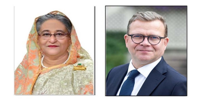 শেখ হাসিনাকে ফিনল্যান্ডের প্রধানমন্ত্রীর অভিনন্দন শেখ হাসিনাকে ফিনল্যান্ডের প্রধানমন্ত্রীর অভিনন্দন