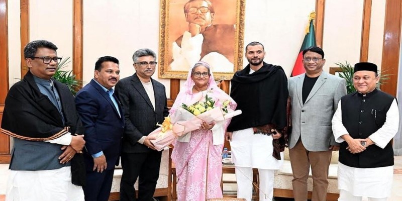 জাতীয় সংসদের নবনিযুক্ত হুইপদের প্রধানমন্ত্রীর সঙ্গে সৌজন্য সাক্ষাৎ জাতীয় সংসদের নবনিযুক্ত হুইপদের প্রধানমন্ত্রীর সঙ্গে সৌজন্য সাক্ষাৎ