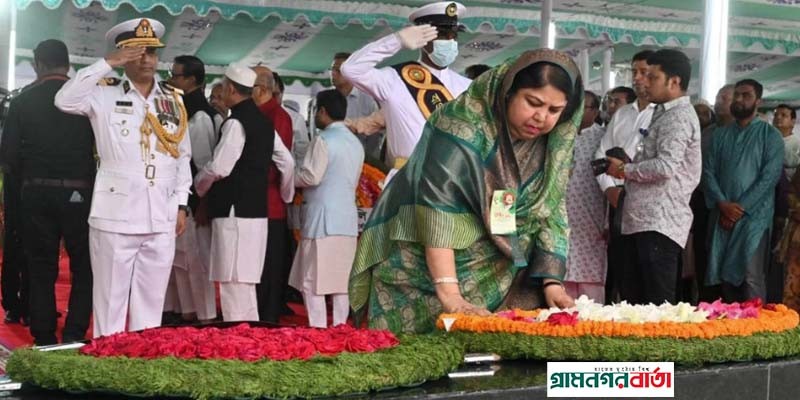 বঙ্গবন্ধুর প্রতিকৃতিতে স্পিকারের শ্রদ্ধা নিবেদন বঙ্গবন্ধুর প্রতিকৃতিতে স্পিকারের শ্রদ্ধা নিবেদন
