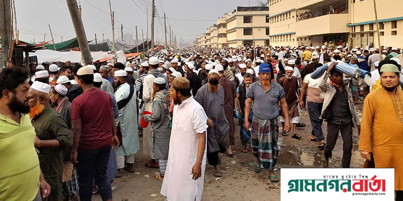 তুরাগ তীরে আমবয়ানে মধ্য দিয়ে ইজতেমার দ্বিতীয় পর্ব শুরু তুরাগ তীরে আমবয়ানে মধ্য দিয়ে ইজতেমার দ্বিতীয় পর্ব শুরু