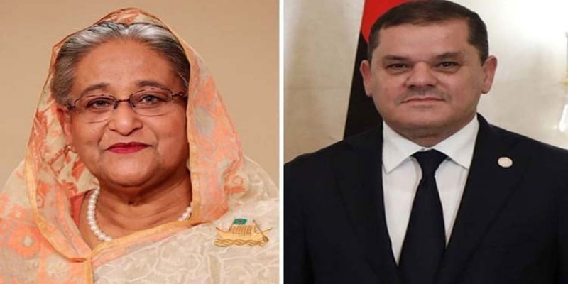 শেখ হাসিনাকে অভিনন্দন লিবিয়ার প্রধানমন্ত্রীর শেখ হাসিনাকে অভিনন্দন লিবিয়ার প্রধানমন্ত্রীর