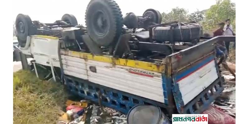 মুন্সীগঞ্জে এক্সপ্রেসওয়েতে মাছবাহী পিকআপ উল্টে নিহত ২ মুন্সীগঞ্জে এক্সপ্রেসওয়েতে মাছবাহী পিকআপ উল্টে নিহত ২
