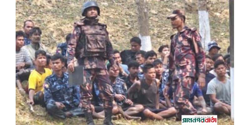 বাংলাদেশে ঢোকার চেষ্টায় মিয়ানমার সীমান্তে ২০০রও বেশি জান্তা সদস্য বাংলাদেশে ঢোকার চেষ্টায় মিয়ানমার সীমান্তে ২০০রও বেশি জান্তা সদস্য