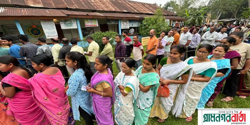 ভারতে লোকসভা নির্বাচনের প্রথম দফার ভোটগ্রহণ চলছে ভারতে লোকসভা নির্বাচনের প্রথম দফার ভোটগ্রহণ চলছে